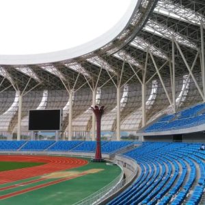 Audience stand fold-able stadium seat