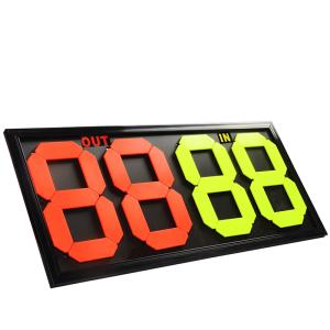 领军足球换人牌